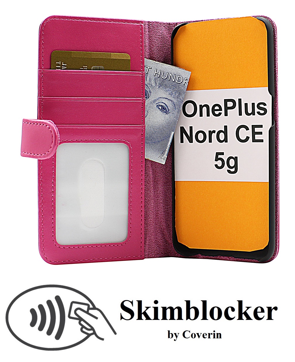 CoverInSkimblocker Plnboksfodral OnePlus Nord CE 5G