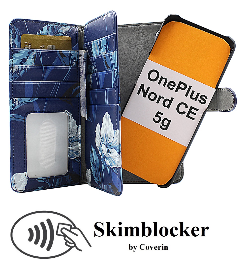 CoverInSkimblocker XL Magnet Designwallet OnePlus Nord CE 5G