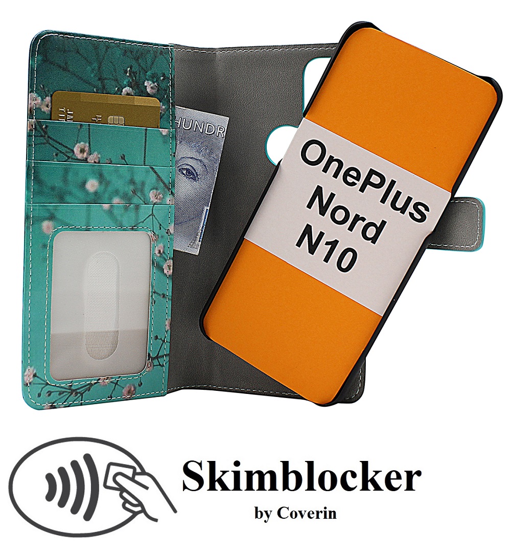 CoverInSkimblocker Magnet Designwallet OnePlus Nord N10