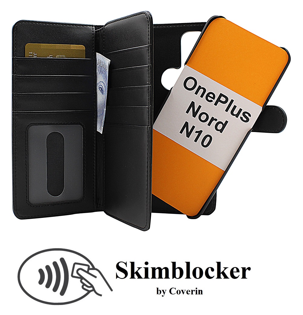 CoverInSkimblocker XL Magnet Fodral OnePlus Nord N10