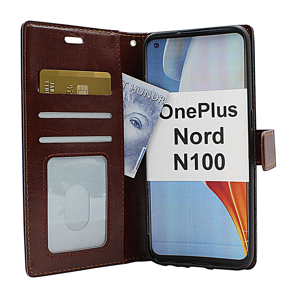 billigamobilskydd.seCrazy Horse Wallet OnePlus Nord N100