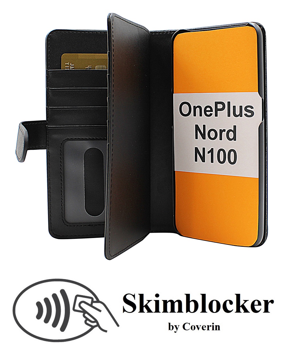 CoverInSkimblocker XL Wallet OnePlus Nord N100