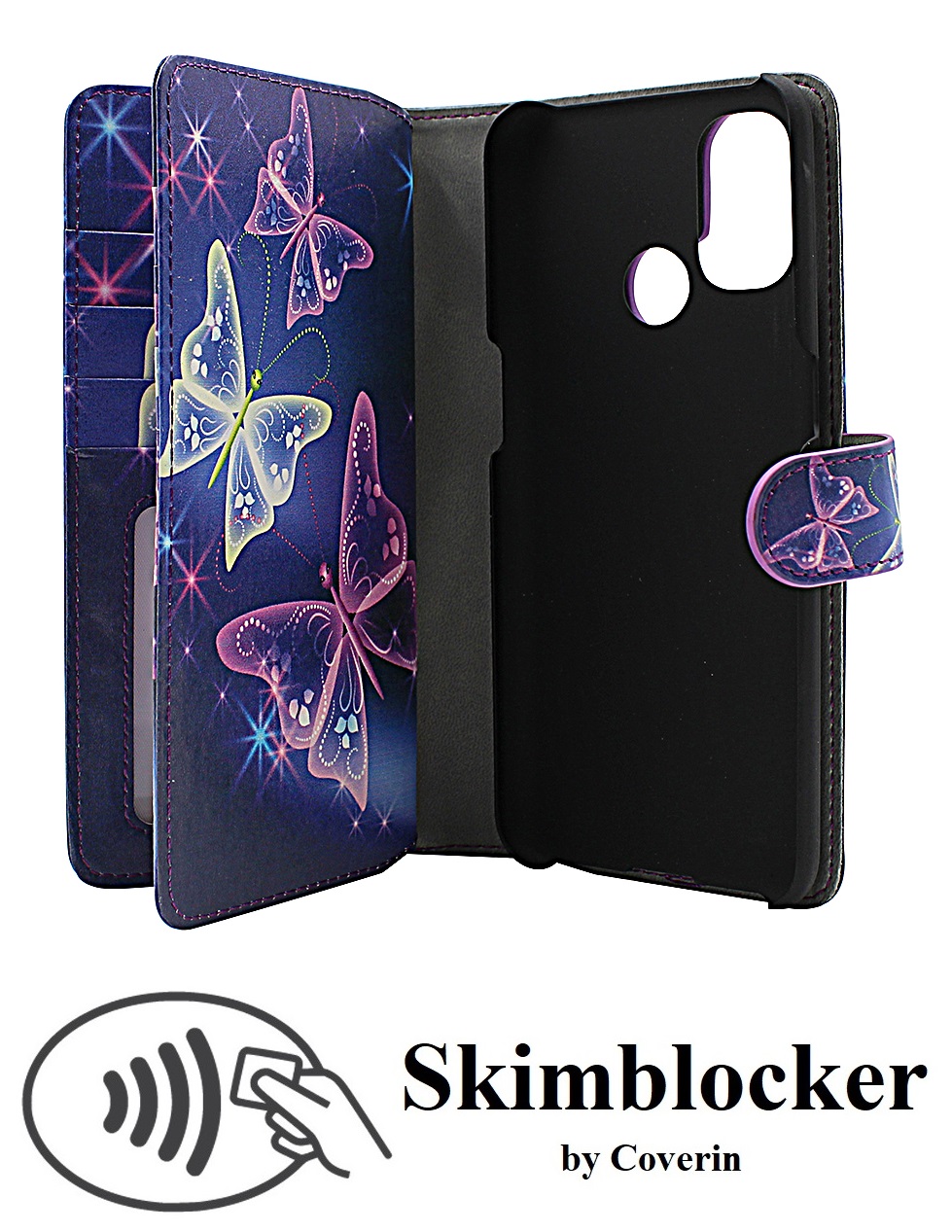 CoverInSkimblocker XL Magnet Designwallet OnePlus Nord N100