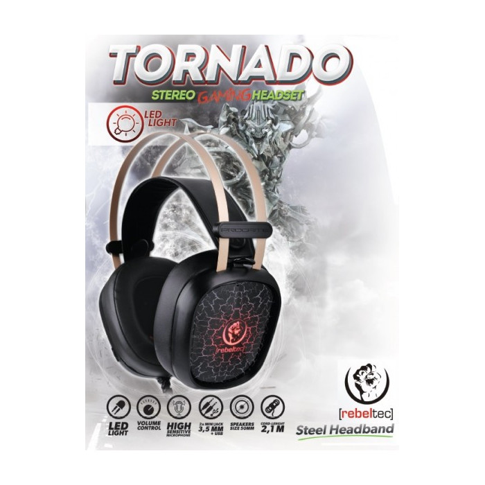 ForeverRebeltec Gaming Headphones Tornado