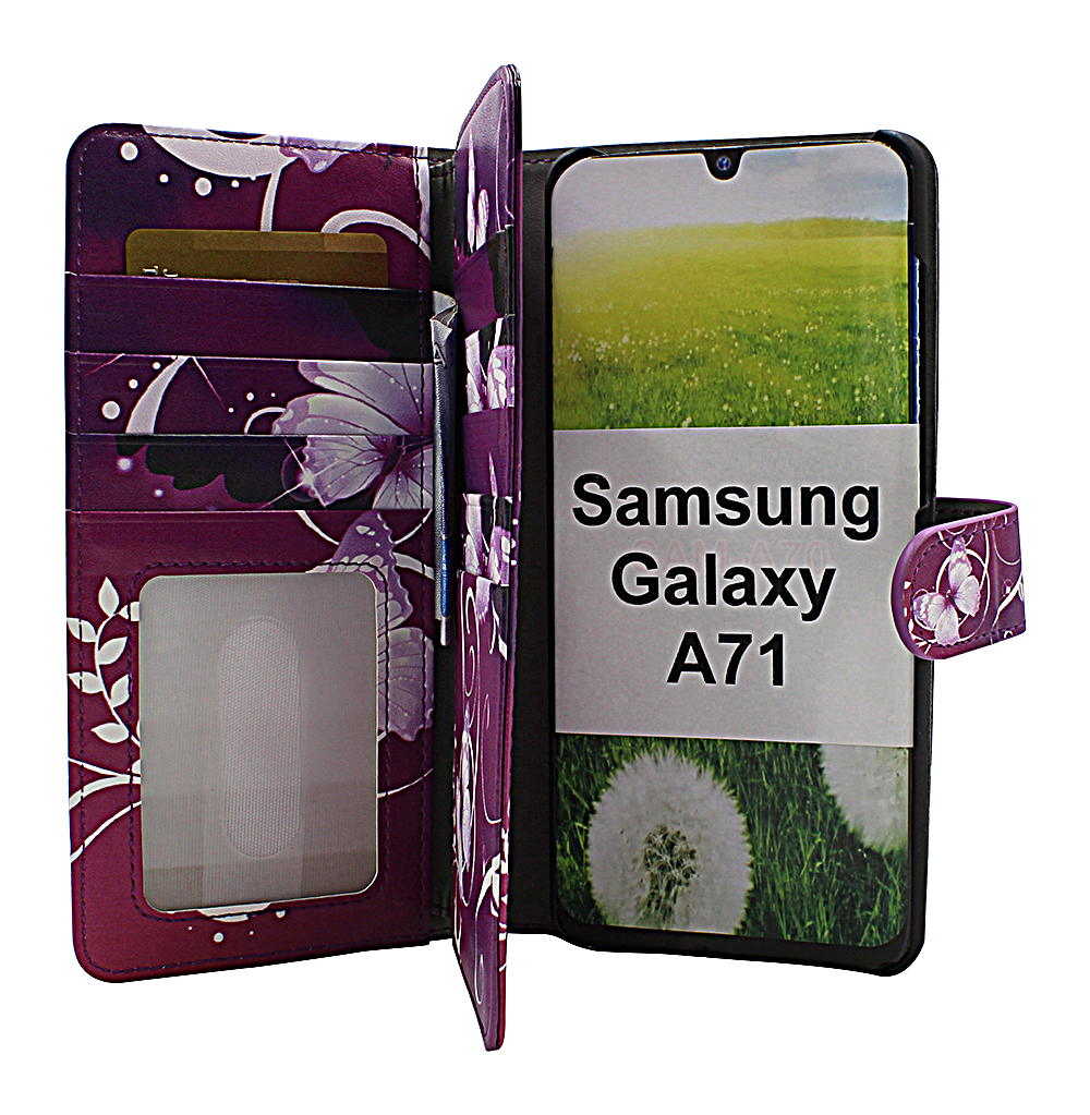 CoverInSkimblocker XL Magnet Designwallet Samsung Galaxy A71 (A715F/DS)