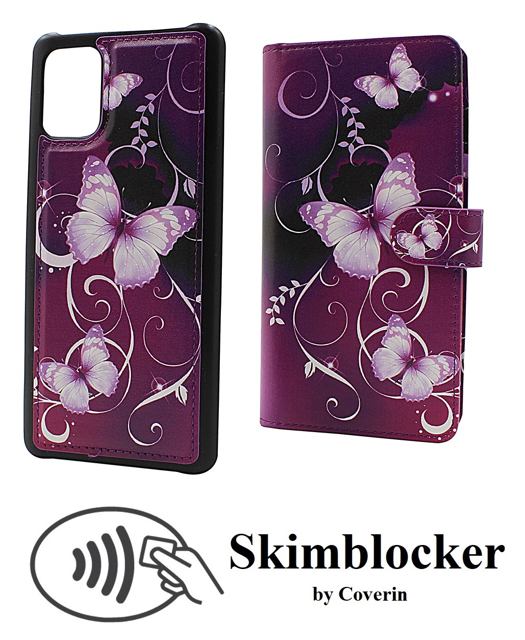 CoverInSkimblocker XL Magnet Designwallet Samsung Galaxy A71 (A715F/DS)