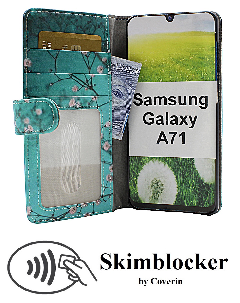 CoverInSkimblocker Designwallet Samsung Galaxy A71 (A715F/DS)