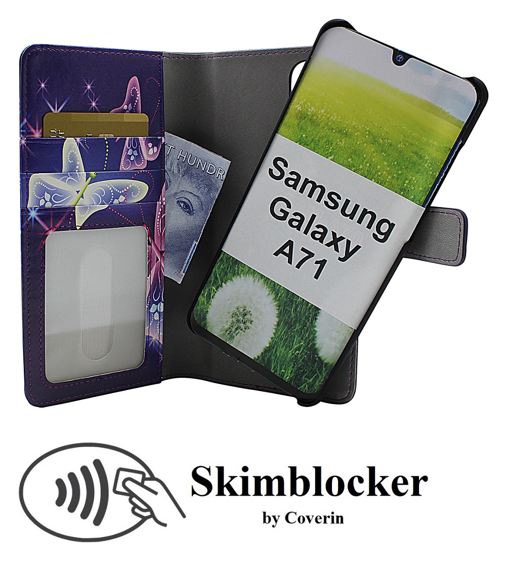 CoverInSkimblocker Magnet Designwallet Samsung Galaxy A71 (A715F/DS)