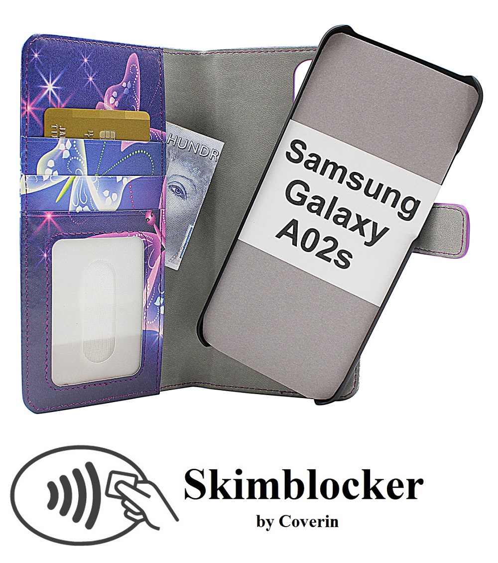 CoverInSkimblocker Magnet Designwallet Samsung Galaxy A02s