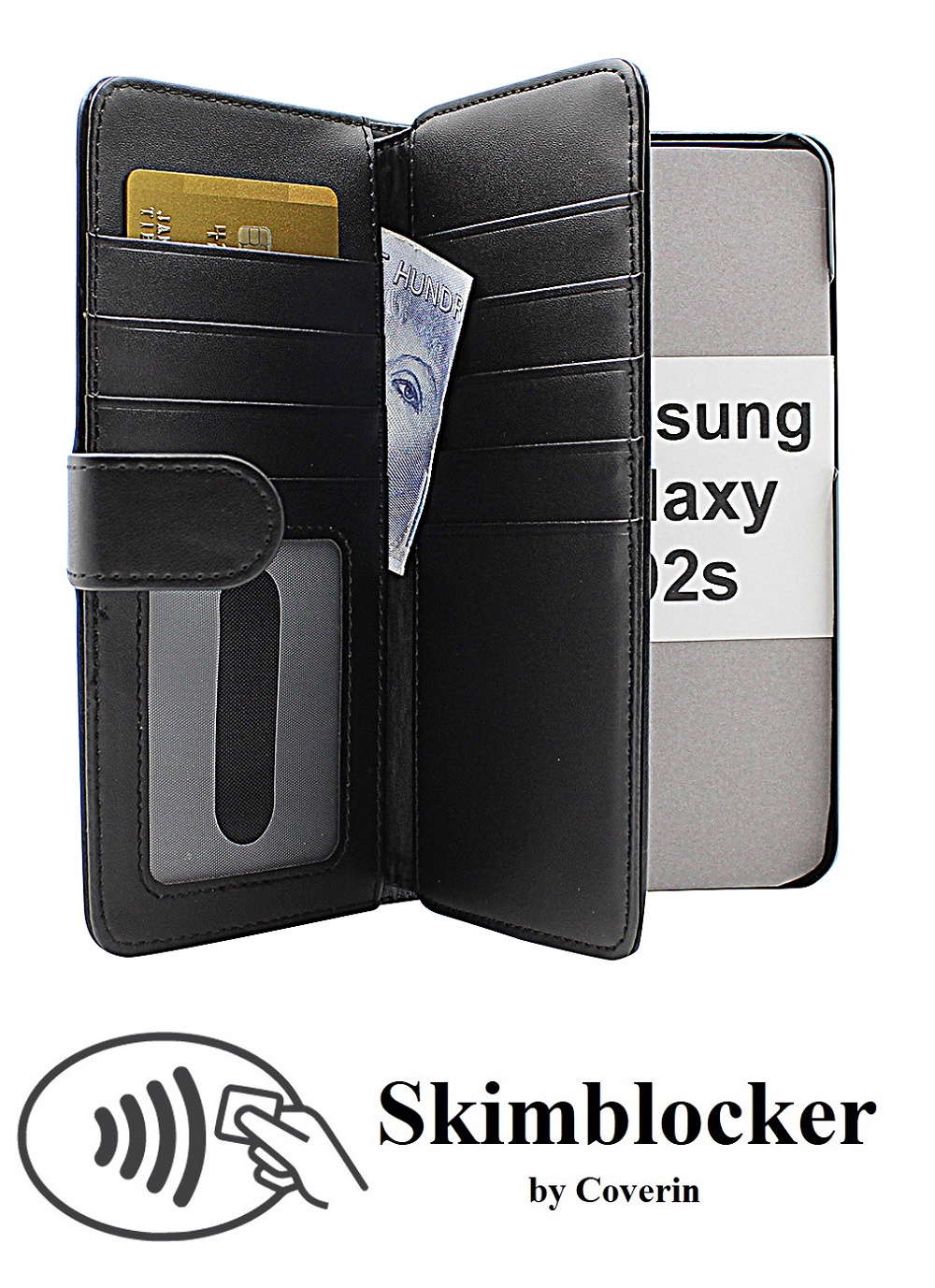 CoverInSkimblocker XL Wallet Samsung Galaxy A02s