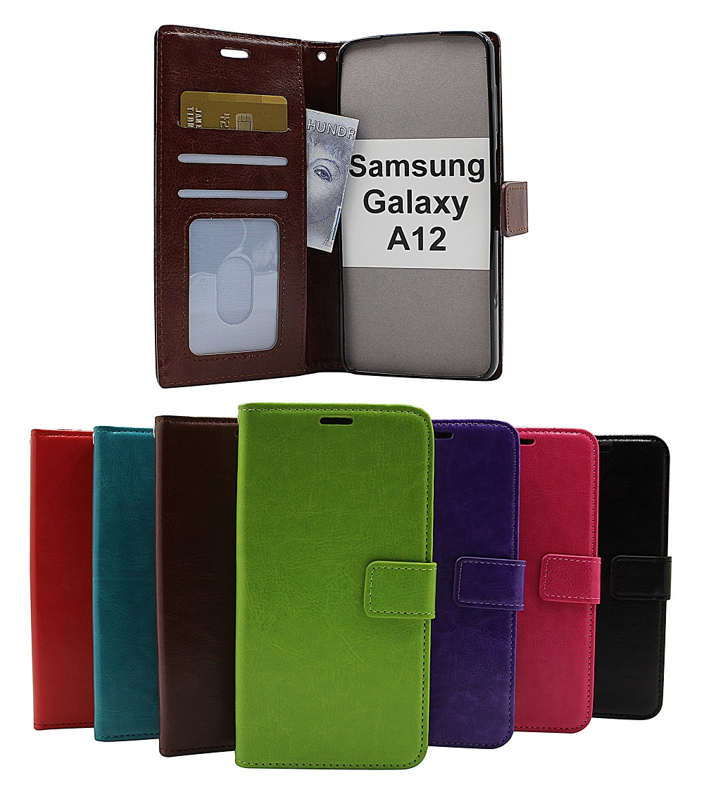billigamobilskydd.seCrazy Horse Wallet Samsung Galaxy A12 (A125F/DS)