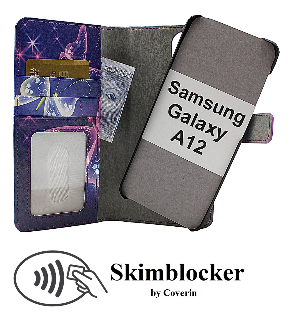 CoverInSkimblocker Magnet Designwallet Samsung Galaxy A12