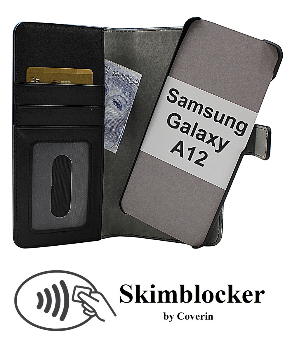 CoverInSkimblocker Magnet Fodral Samsung Galaxy A12