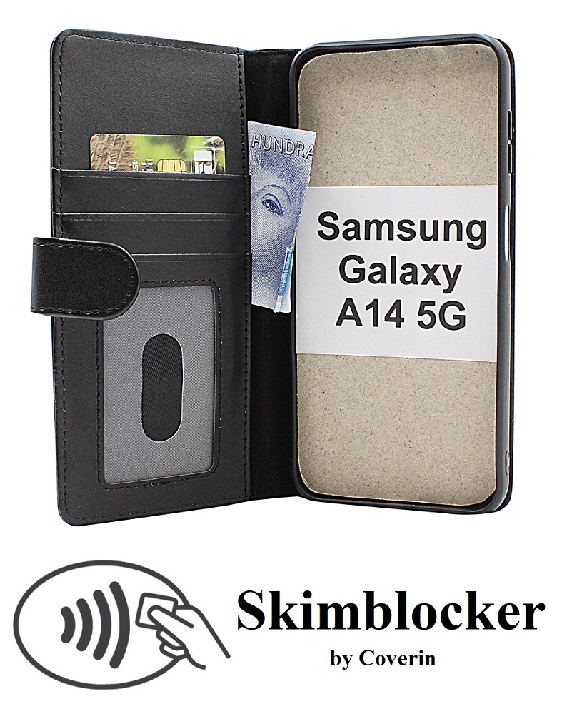 CoverInSkimblocker Plnboksfodral Samsung Galaxy A14 4G / 5G