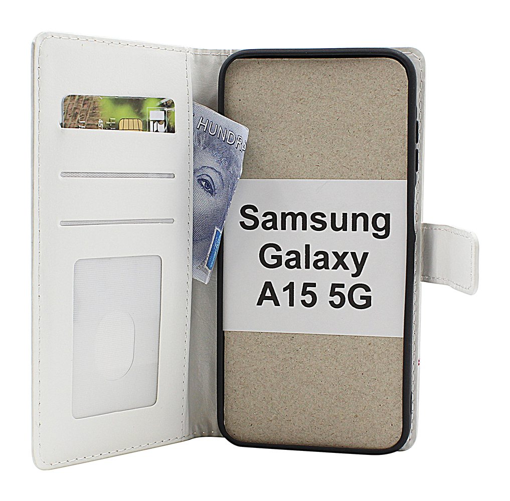 billigamobilskydd.seDesignwallet Samsung Galaxy A15 5G