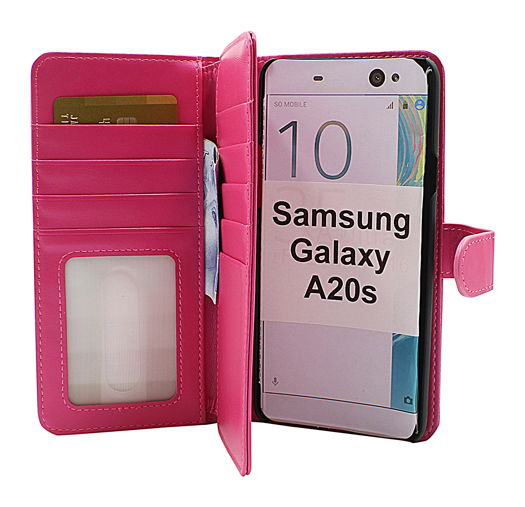 CoverInSkimblocker XL Magnet Fodral Samsung Galaxy A20s (A207F/DS)