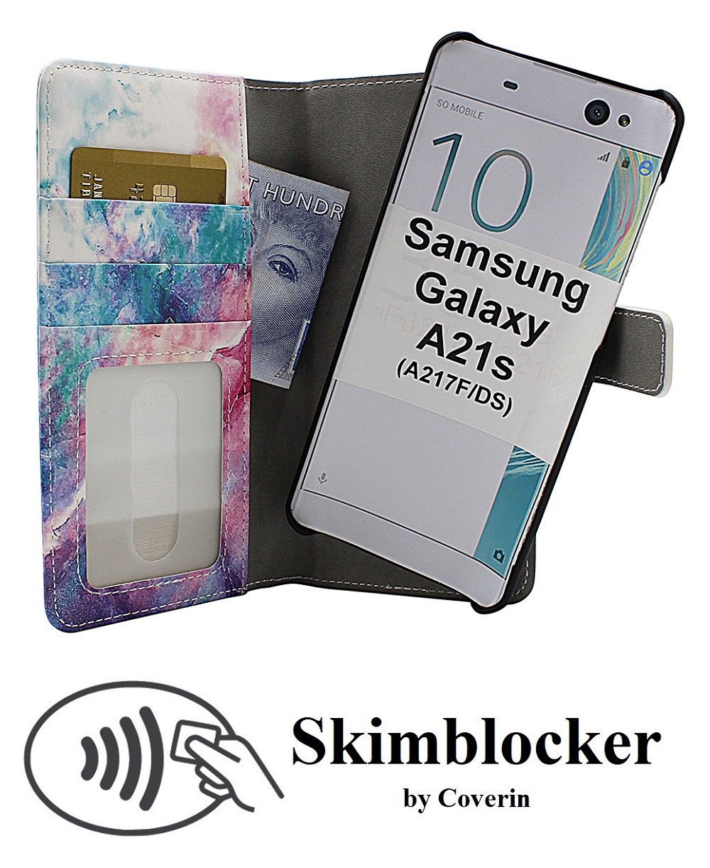 CoverInSkimblocker Magnet Designwallet Samsung Galaxy A21s (A217F/DS)
