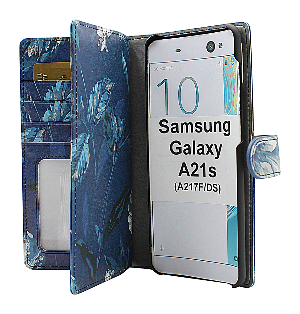 CoverInSkimblocker XL Magnet Designwallet Samsung Galaxy A21s (A217F/DS)