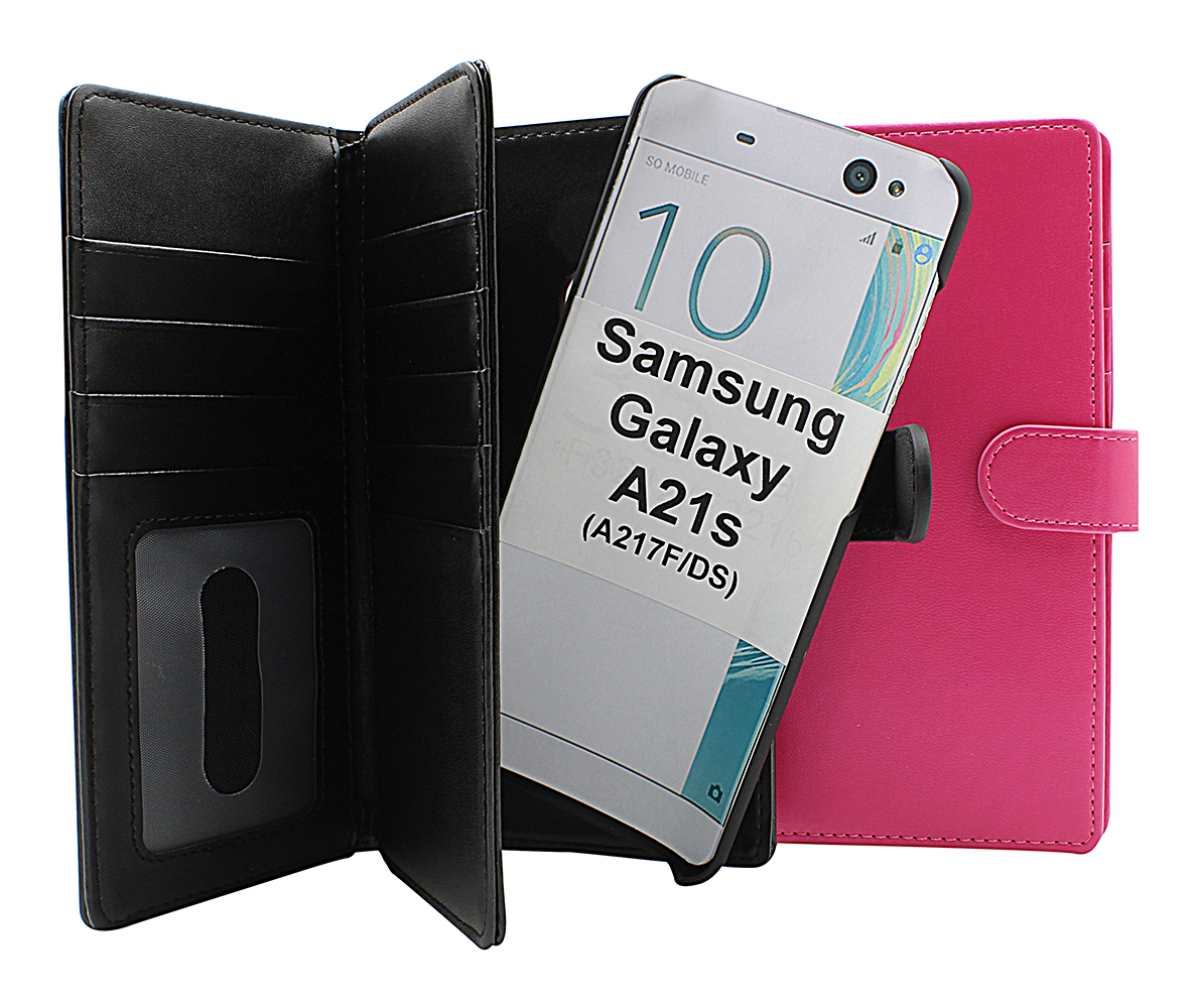 CoverInSkimblocker XL Magnet Fodral Samsung Galaxy A21s (A217F/DS)