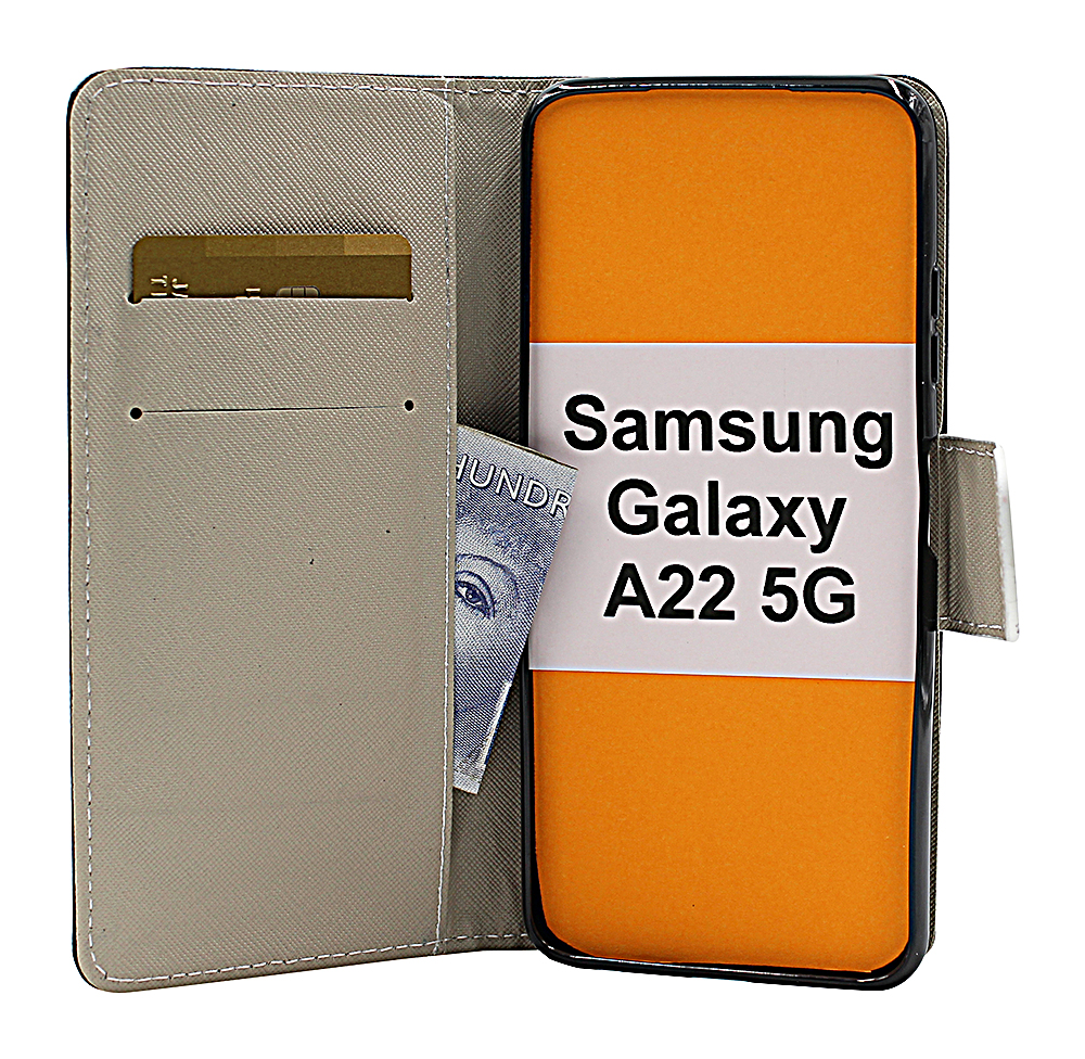 billigamobilskydd.seDesignwallet Samsung Galaxy A22 5G (SM-A226B)