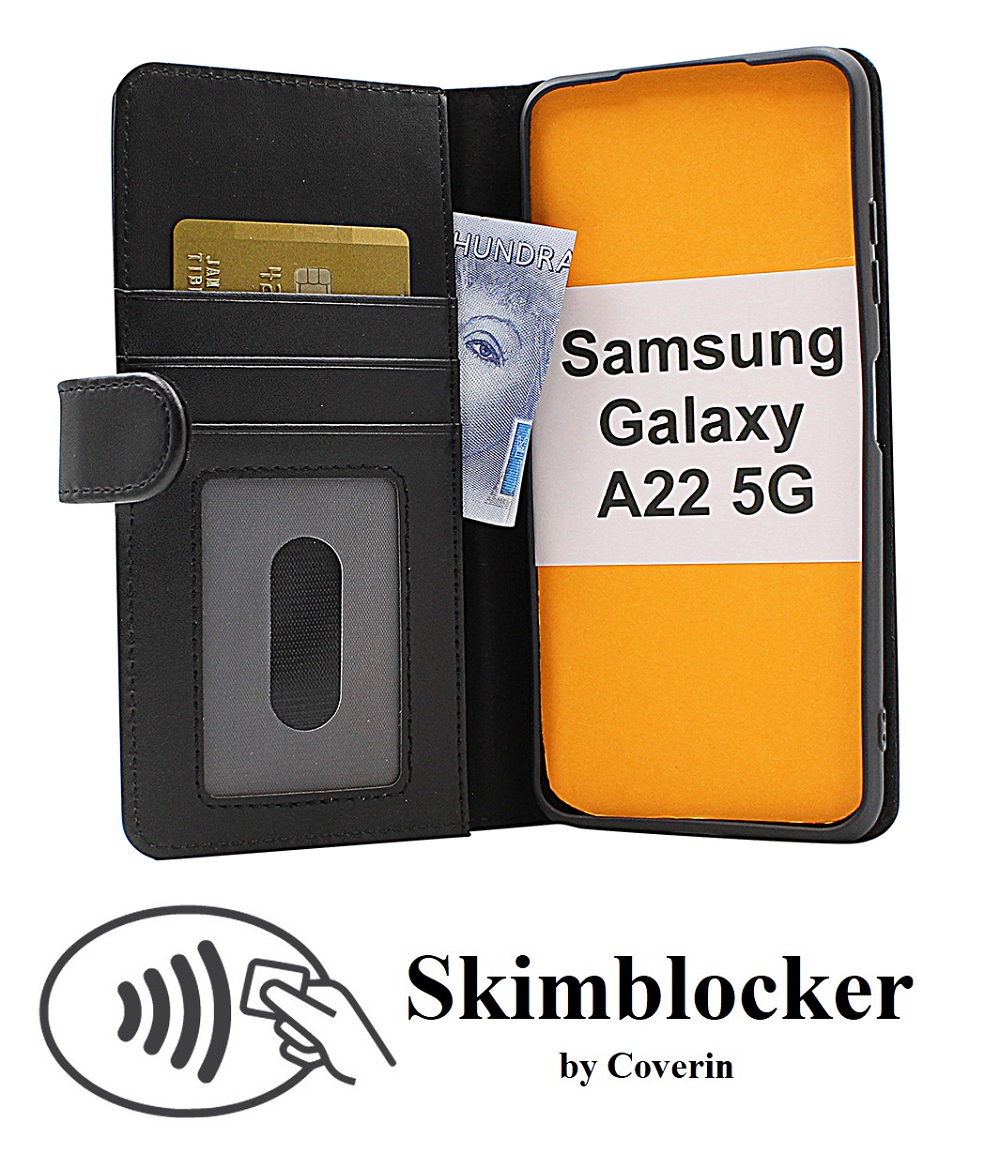 CoverInSkimblocker Plnboksfodral Samsung Galaxy A22 5G (SM-A226B)