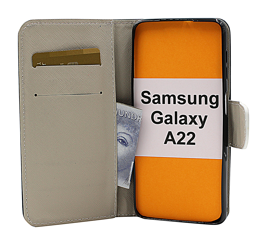 billigamobilskydd.seDesignwallet Samsung Galaxy A22 (SM-A225F/DS)