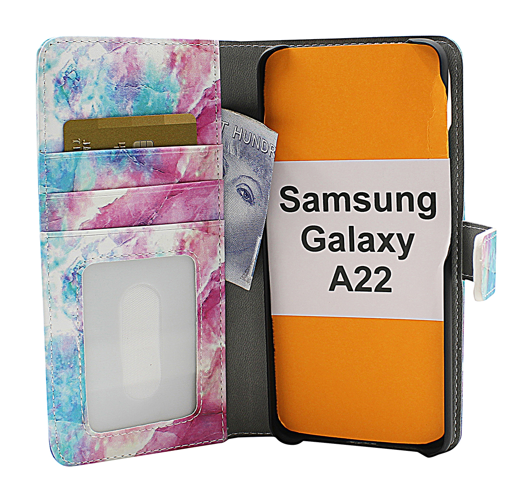 CoverInSkimblocker Magnet Designwallet Samsung Galaxy A22 (SM-A225F/DS)