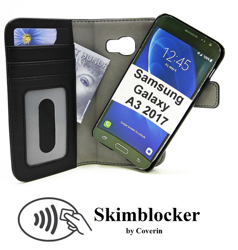 CoverInSkimblocker Magnet Fodral Samsung Galaxy A3 2017 (A320F)