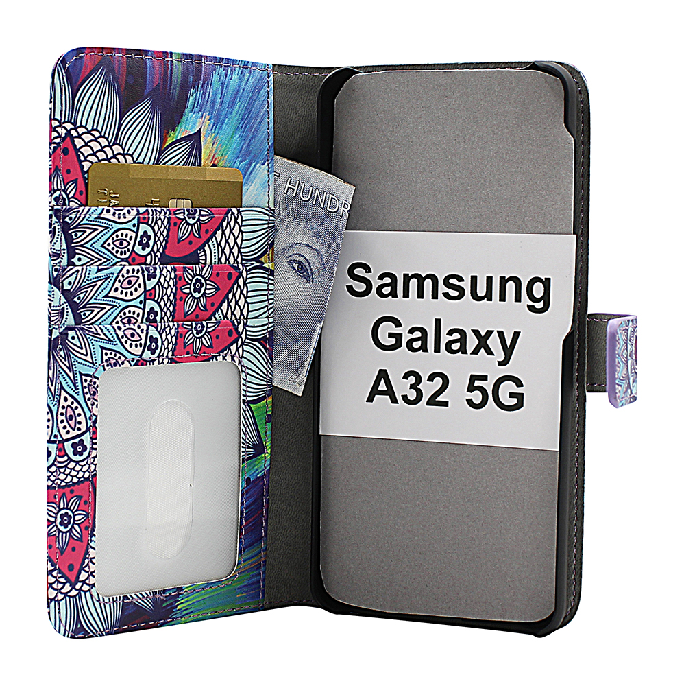 CoverInSkimblocker Magnet Designwallet Samsung Galaxy A32 5G (SM-A326B)
