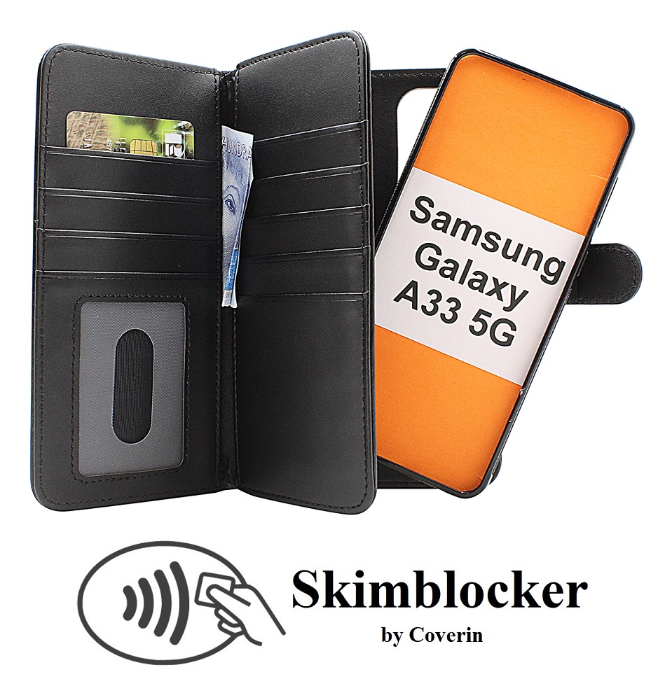 CoverInSkimblocker XL Magnet Fodral Samsung Galaxy A33 5G (A336B)