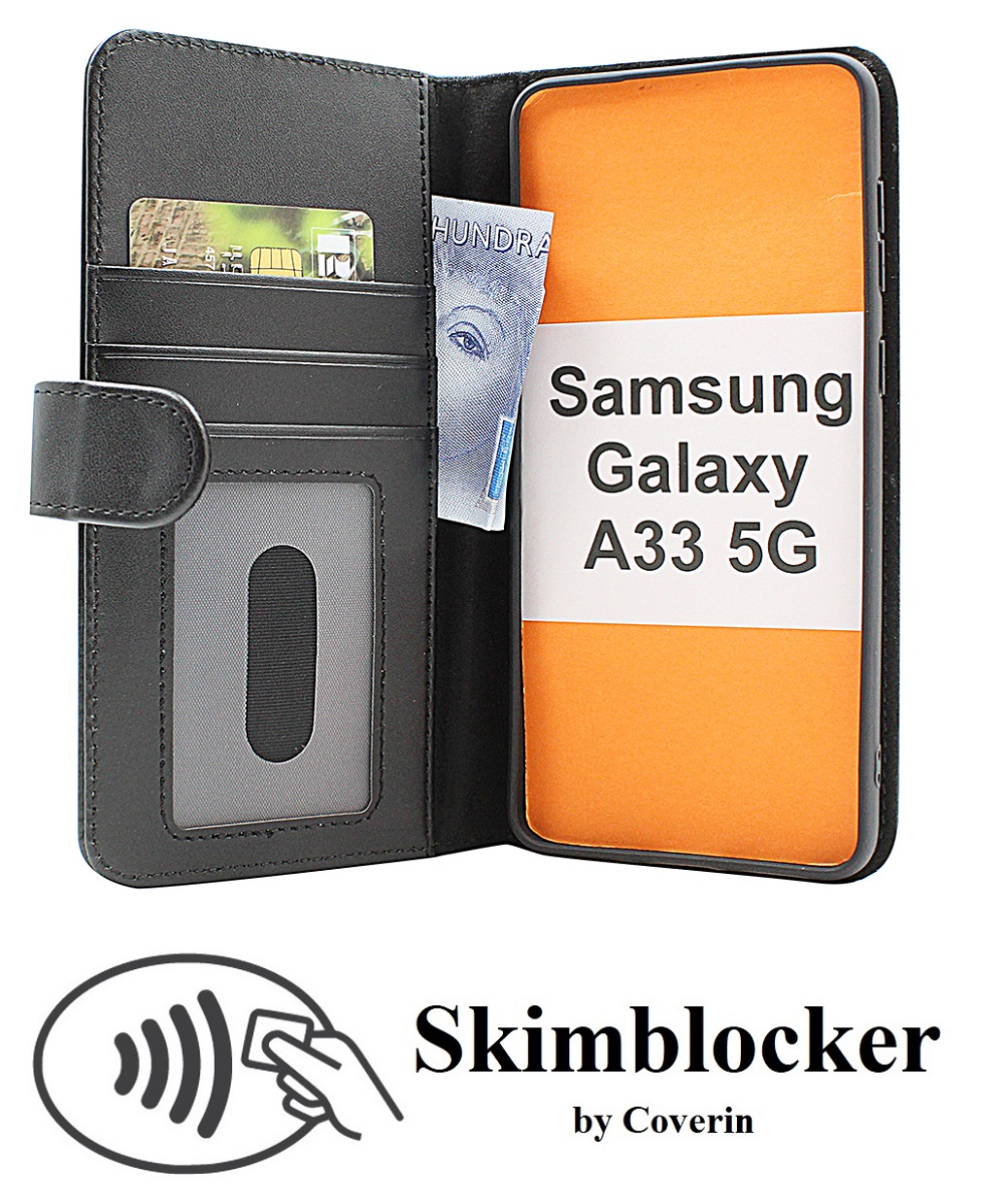 CoverInSkimblocker Plnboksfodral Samsung Galaxy A33 5G (A336B)