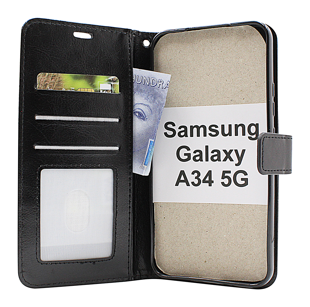 billigamobilskydd.seCrazy Horse Wallet Samsung Galaxy A34 5G