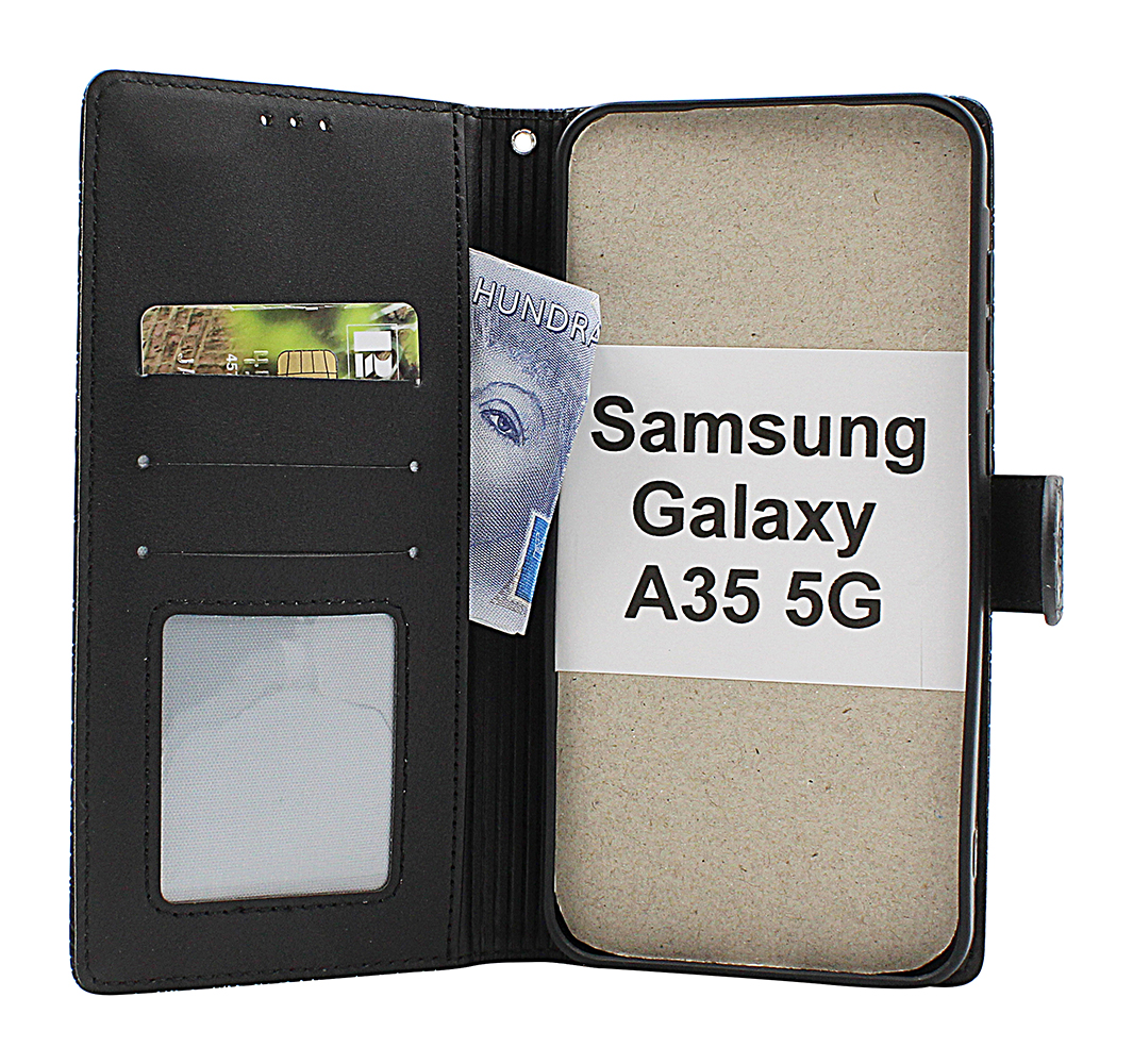 billigamobilskydd.seFlower Standcase Wallet Samsung Galaxy A35 5G