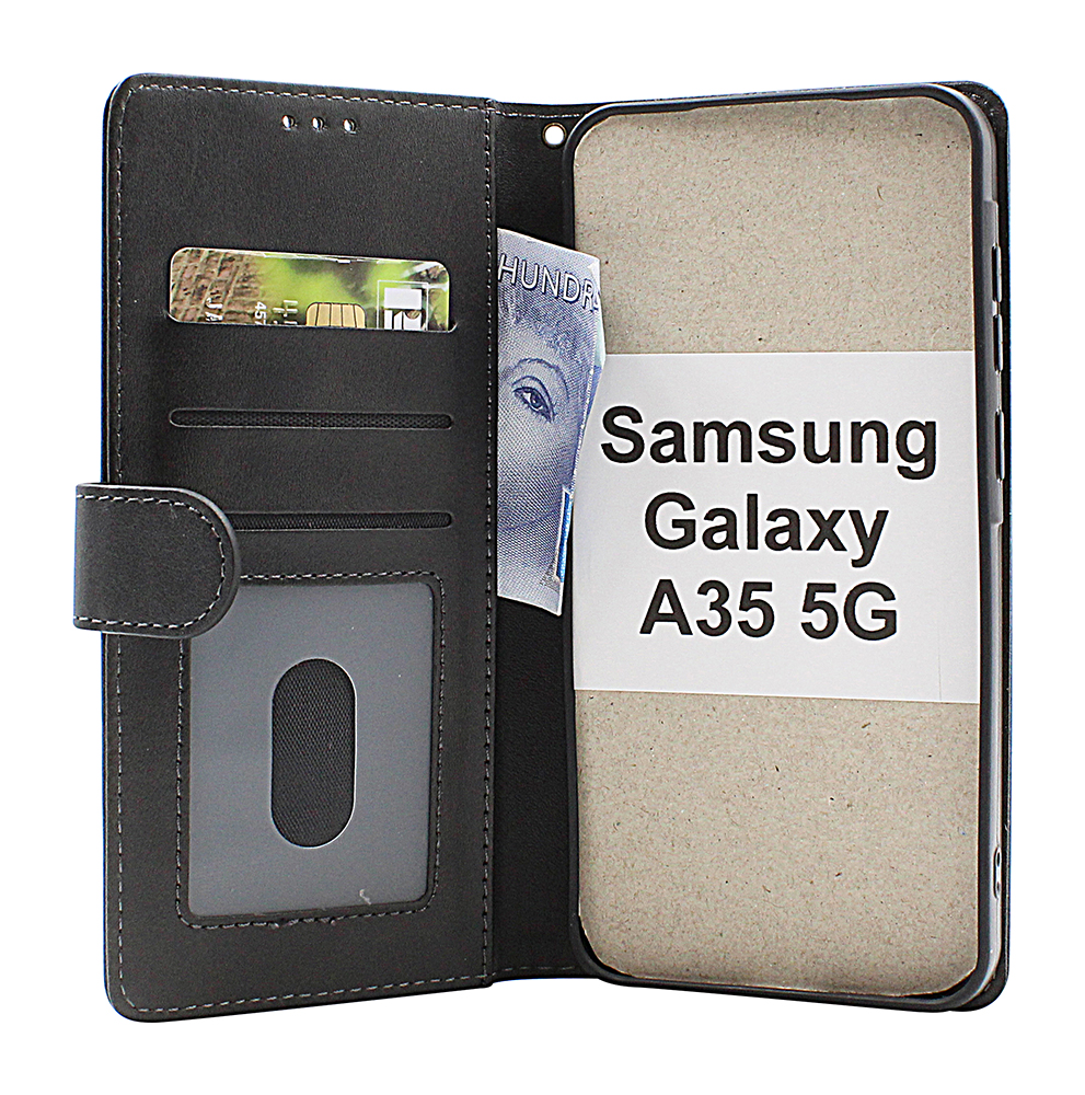 billigamobilskydd.seZipper Standcase Wallet Samsung Galaxy A35 5G