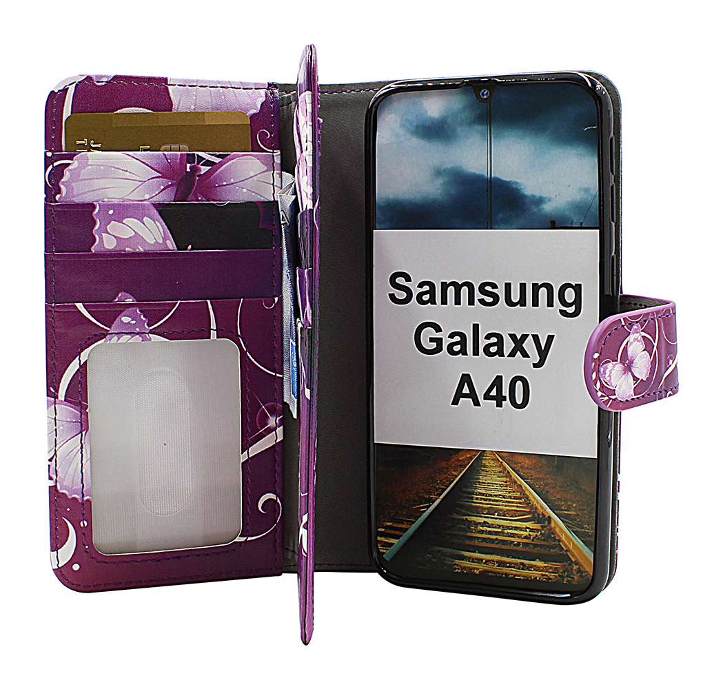CoverInSkimblocker XL Designwallet Samsung Galaxy A40 (A405FN/DS)