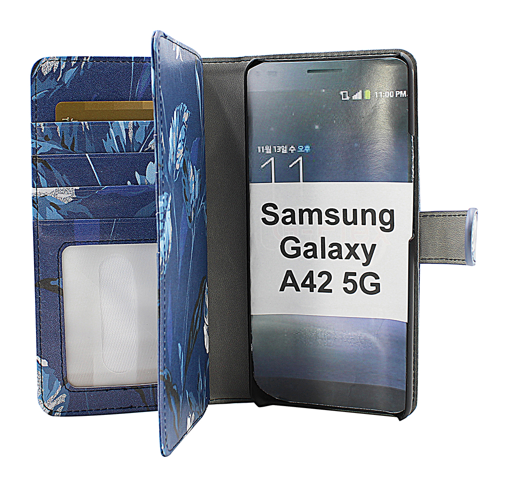 CoverInSkimblocker XL Magnet Designwallet Samsung Galaxy A42 5G