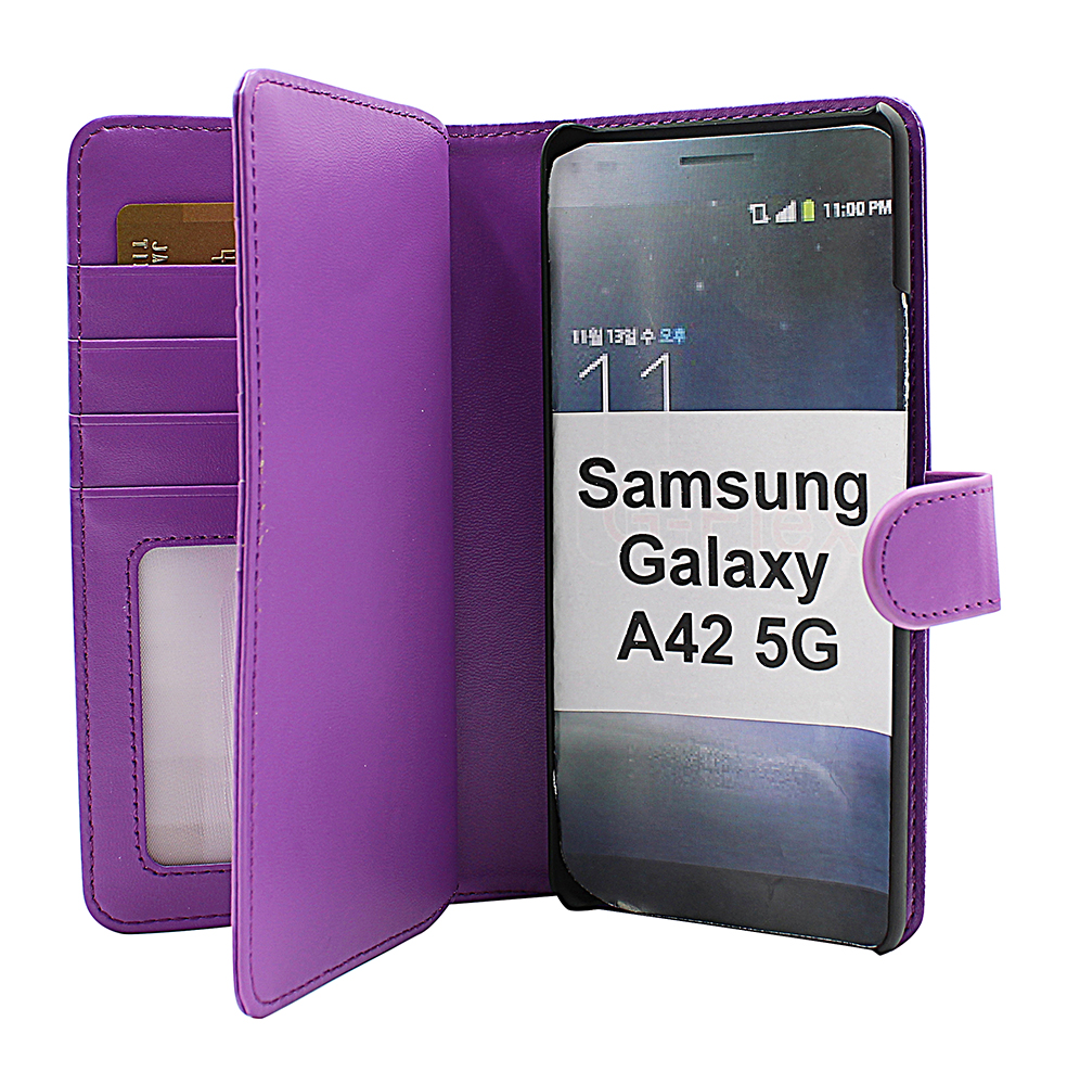 CoverInSkimblocker XL Magnet Fodral Samsung Galaxy A42 5G