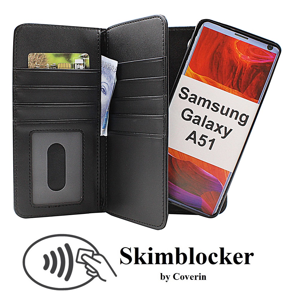 CoverInSkimblocker XL Magnet Fodral Samsung Galaxy A51 (A515F/DS)