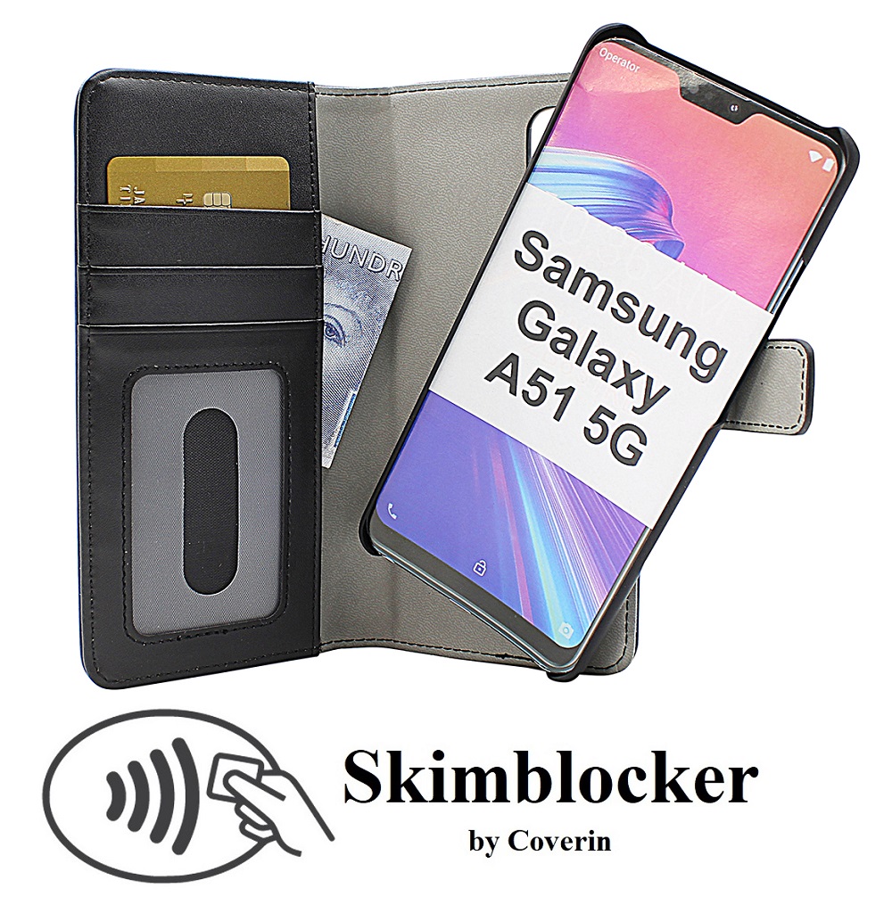 CoverInSkimblocker Magnet Fodral Samsung Galaxy A51 5G (A516B/DS)