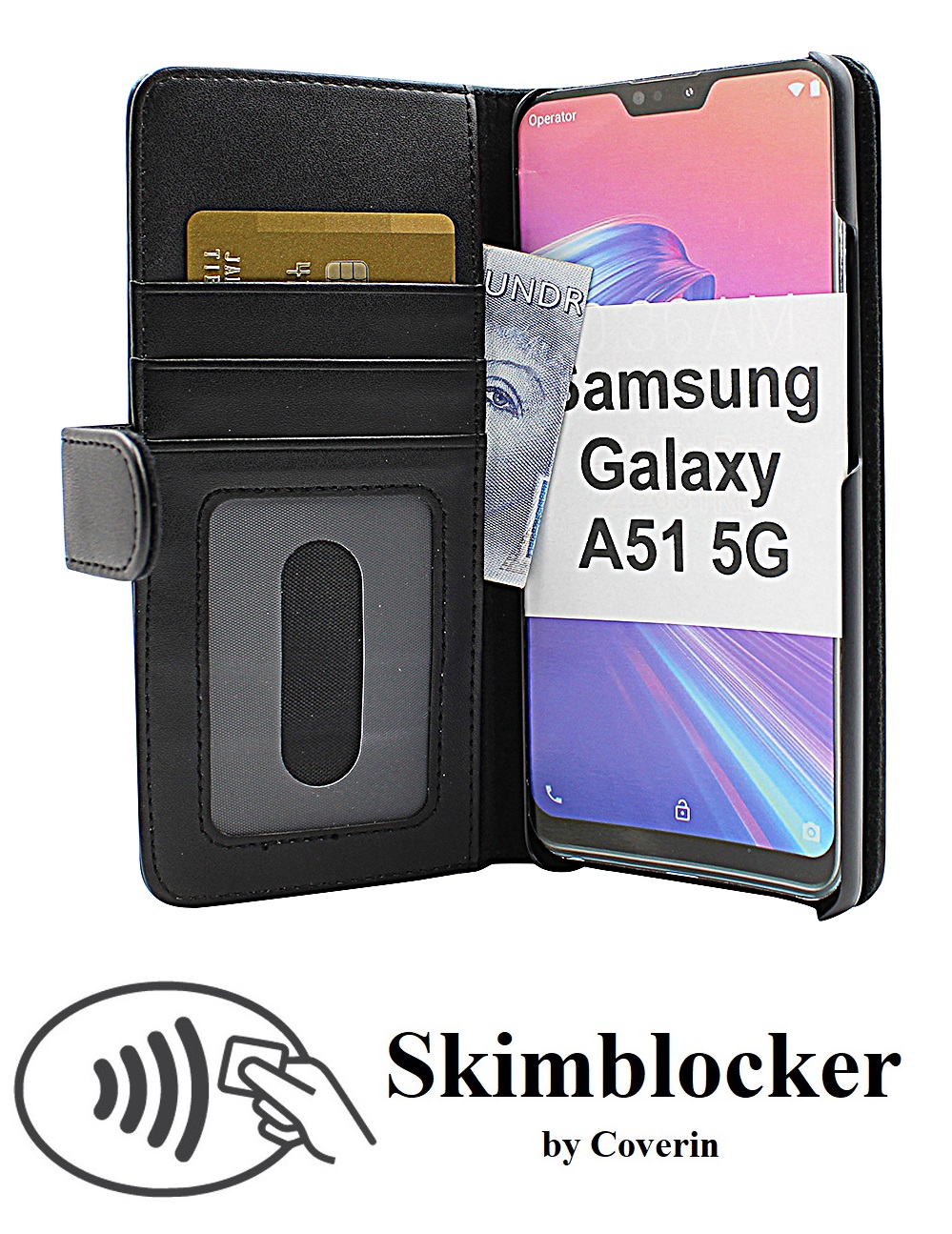 CoverInSkimblocker Plnboksfodral Samsung Galaxy A51 5G (A516B/DS)
