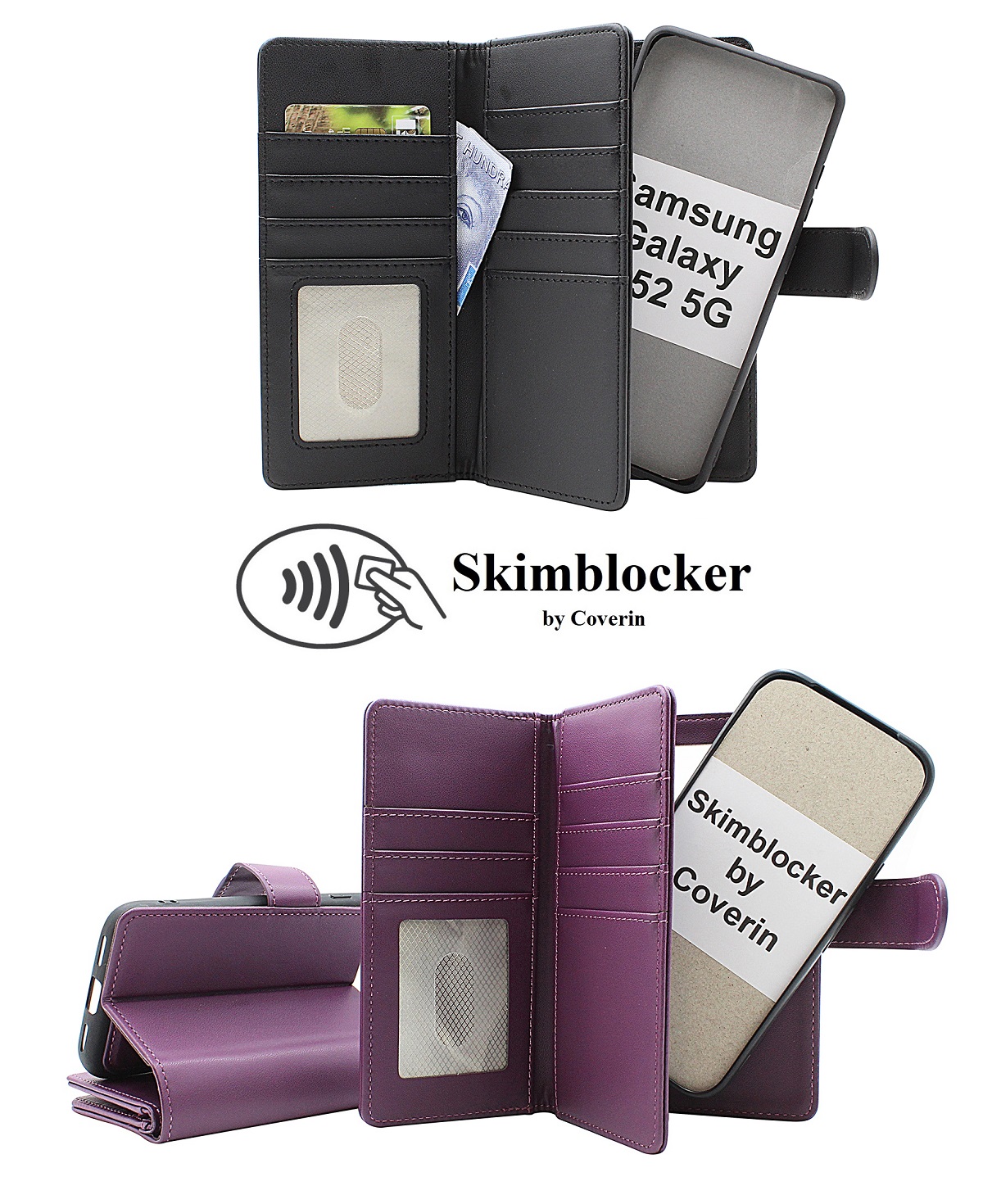 Product Image for Skimblocker Samsung Galaxy A52 5G XL Magnet Plånboksfodral