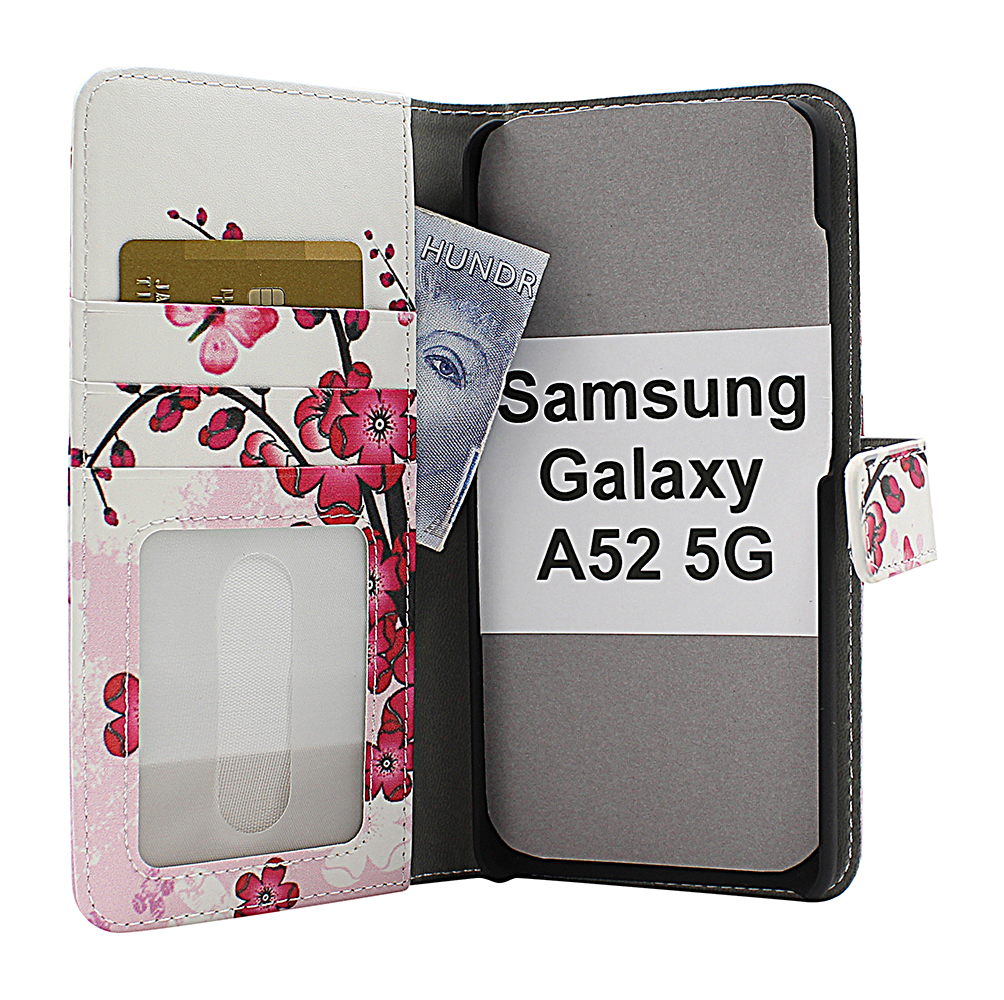CoverInSkimblocker Magnet Designwallet Samsung Galaxy A52 / A52 5G / A52s 5G