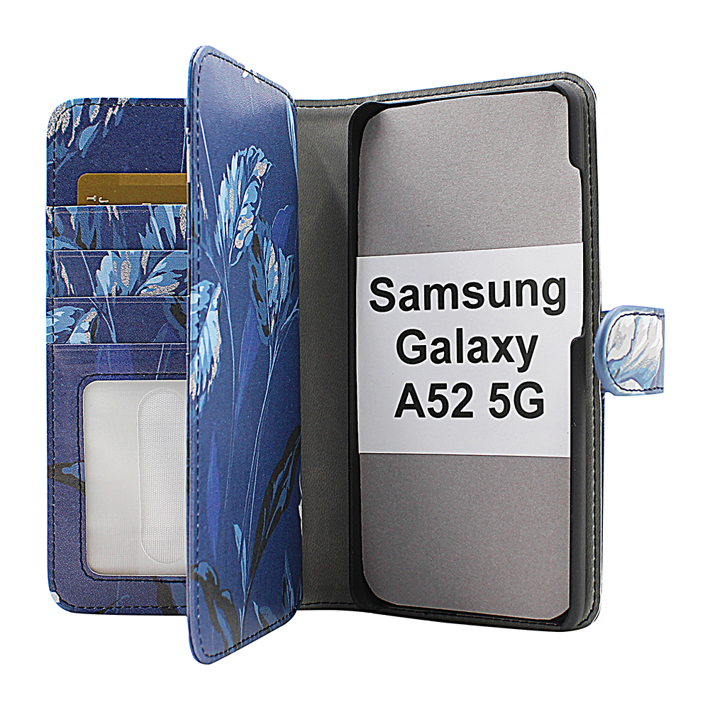 CoverInSkimblocker XL Magnet Designwallet Samsung Galaxy A52 / A52 5G / A52s 5G