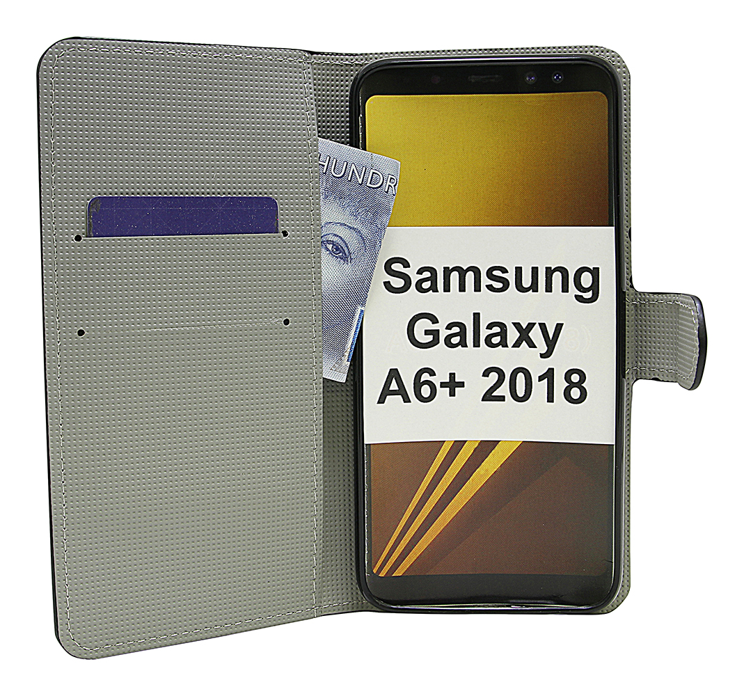 billigamobilskydd.seDesignwallet Samsung Galaxy A6+ / A6 Plus 2018 (A605FN/DS)