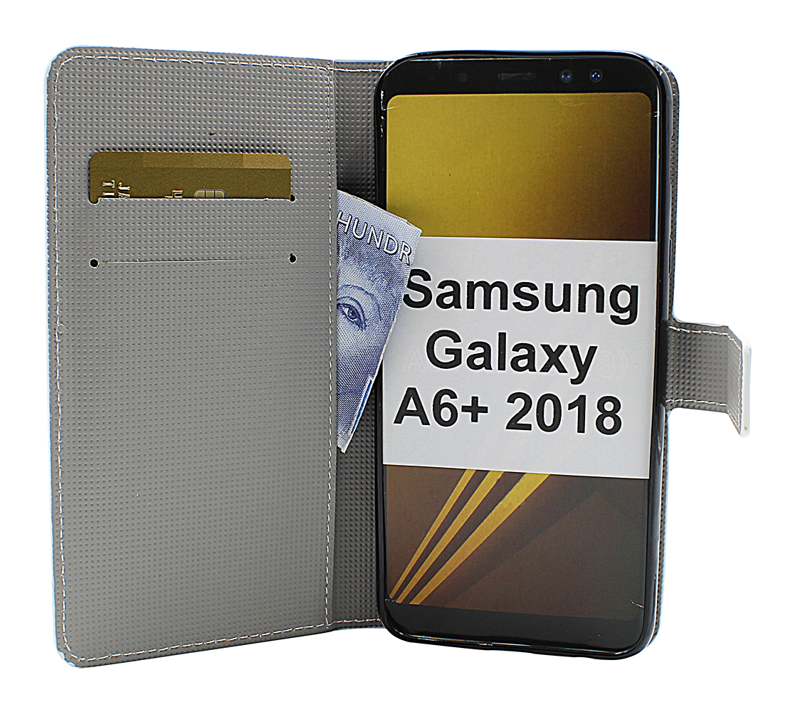 billigamobilskydd.seDesignwallet Samsung Galaxy A6+ / A6 Plus 2018 (A605FN/DS)