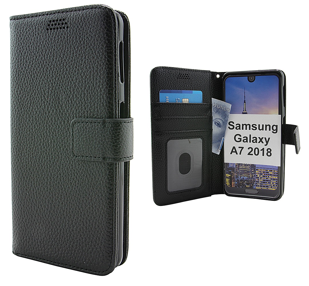 billigamobilskydd.seNew Standcase Wallet Samsung Galaxy A7 2018 (A750FN/DS)