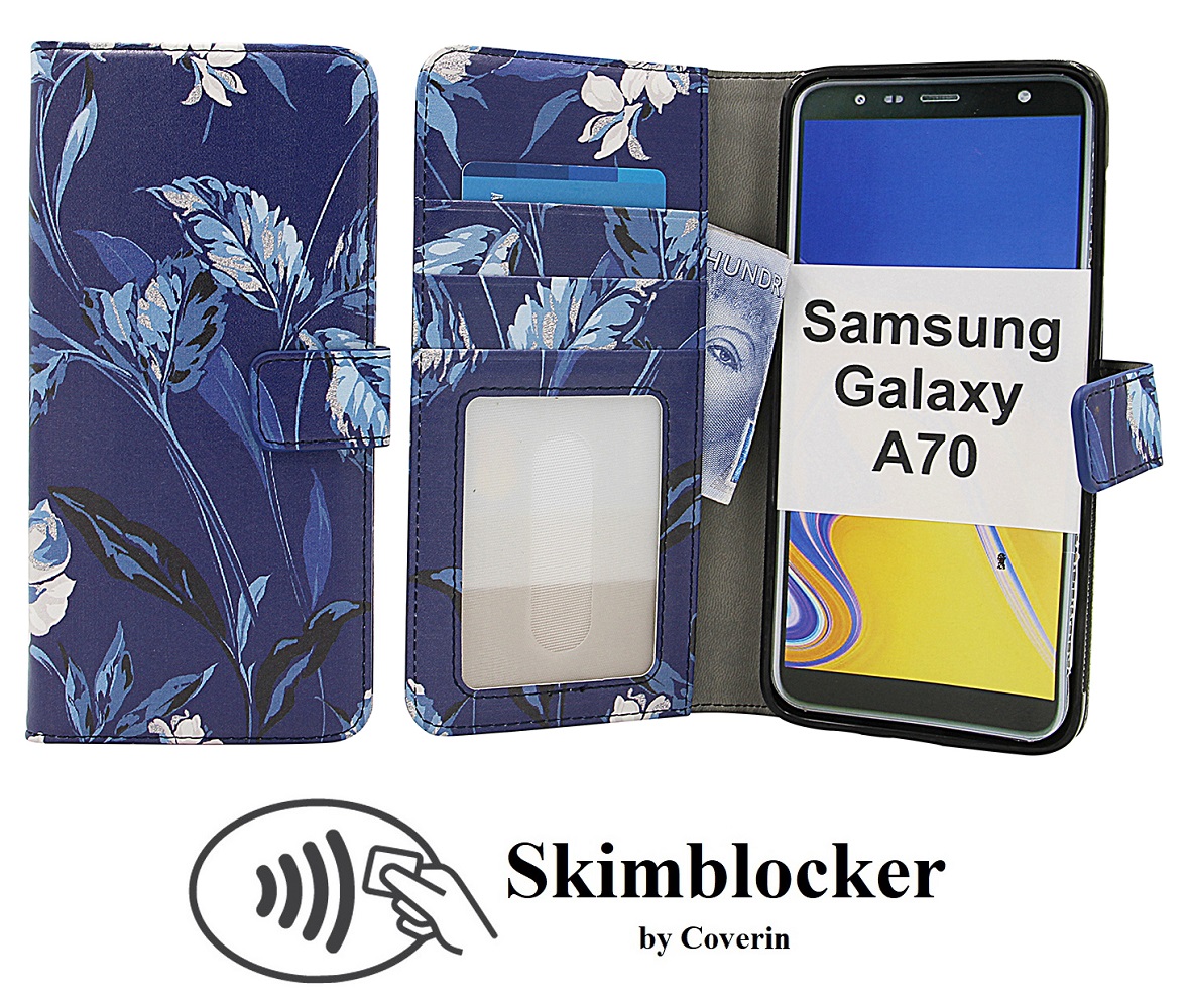 CoverInSkimblocker Magnet Designwallet Samsung Galaxy A70 (A705F/DS)