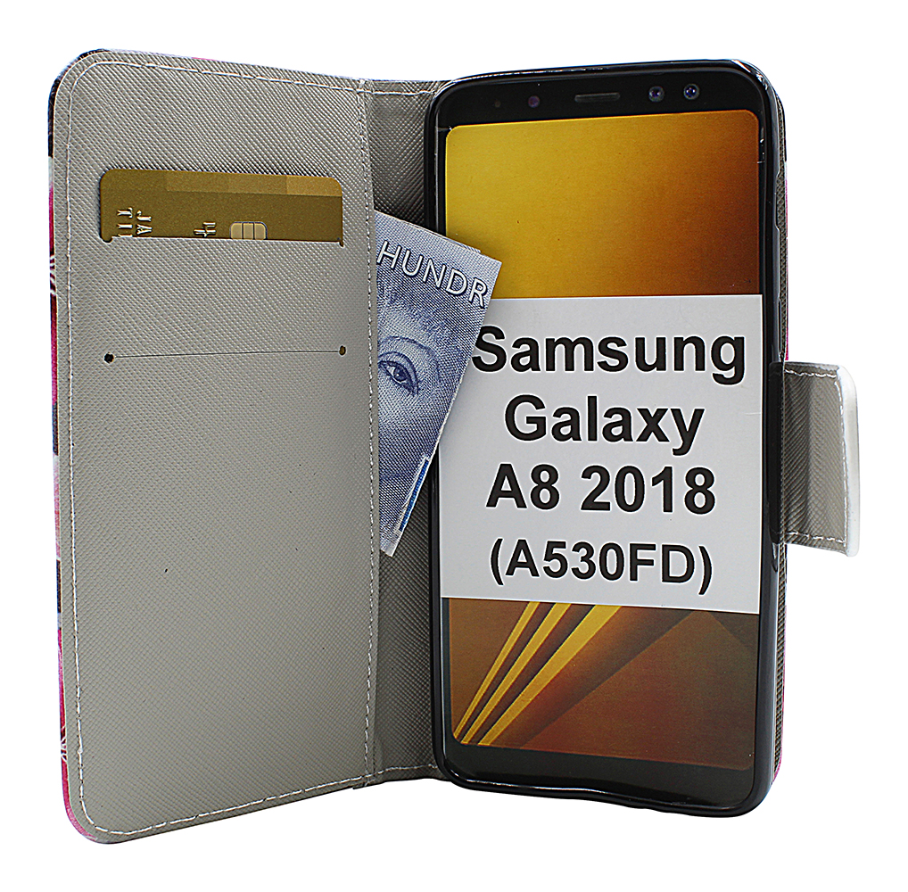 billigamobilskydd.seDesignwallet Samsung Galaxy A8 2018 (A530FD)