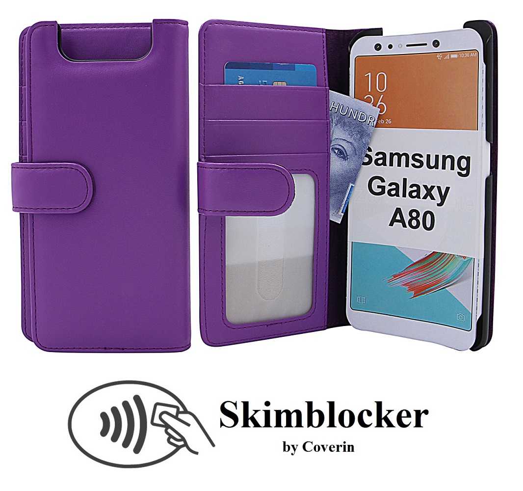 CoverInSkimblocker Plnboksfodral Samsung Galaxy A80 (A805F/DS)