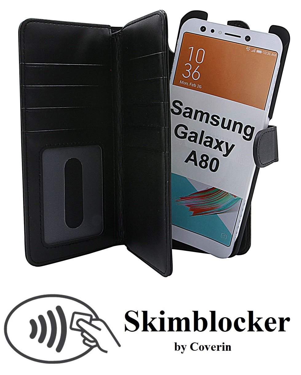 CoverInSkimblocker XL Magnet Fodral Samsung Galaxy A80 (A805F/DS)